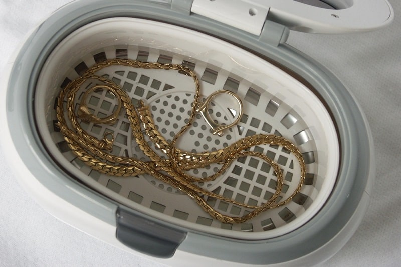 Ultrasonic jewellery cleaner