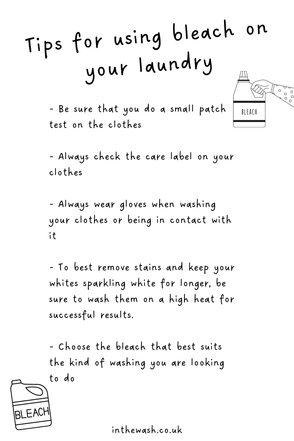 Tips for using bleach on your laundry