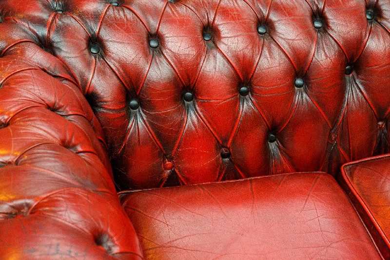 dressing a leather sofa