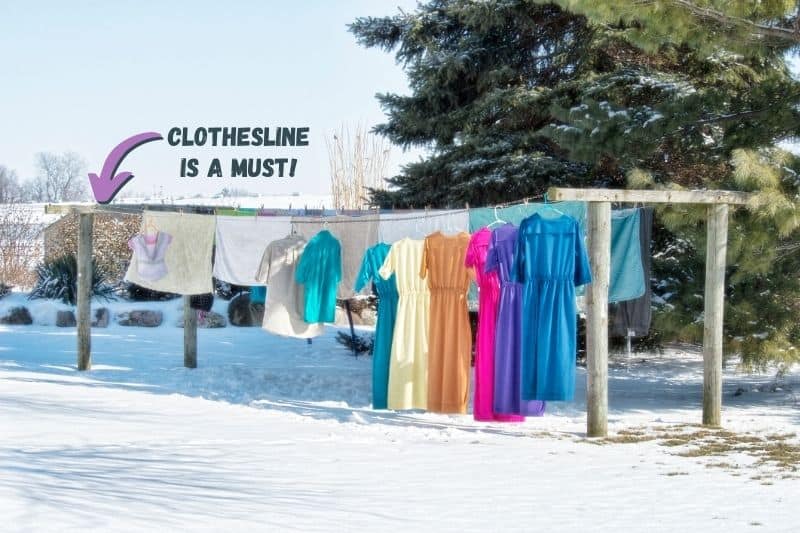 Drying clothes best sale in winter