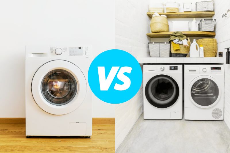 Washer dryer vs. separate appliances