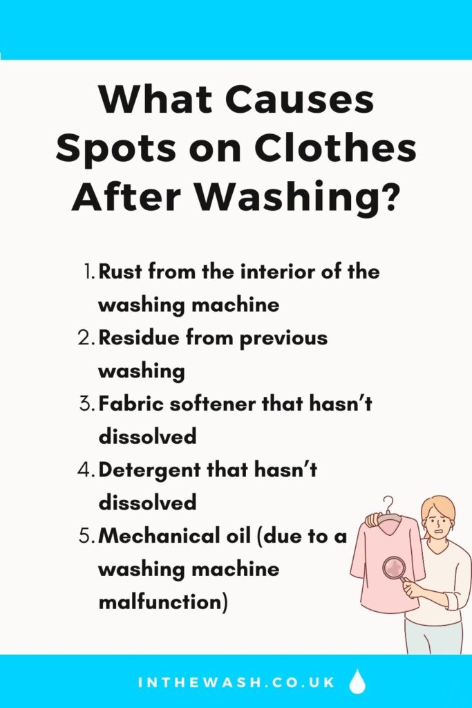 What Causes Spots on Clothes After Washing?
