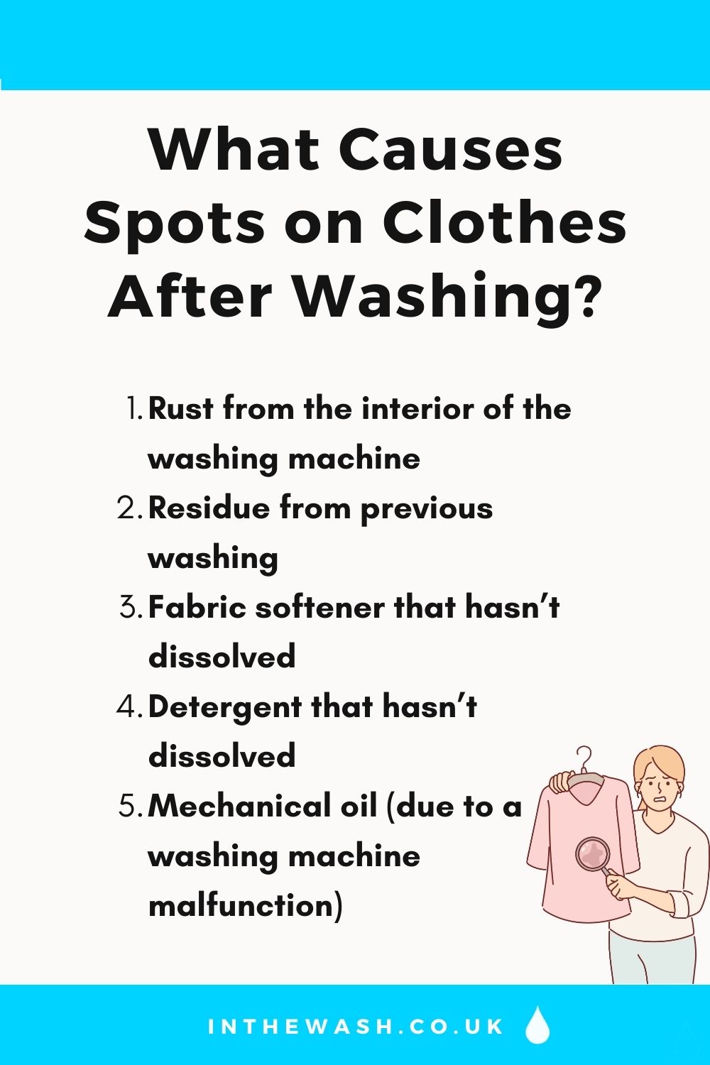 What Causes Spots on Clothes After Washing