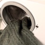 Wool jumper in washing machine