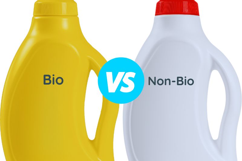 Bio vs non-bio laundry detergent