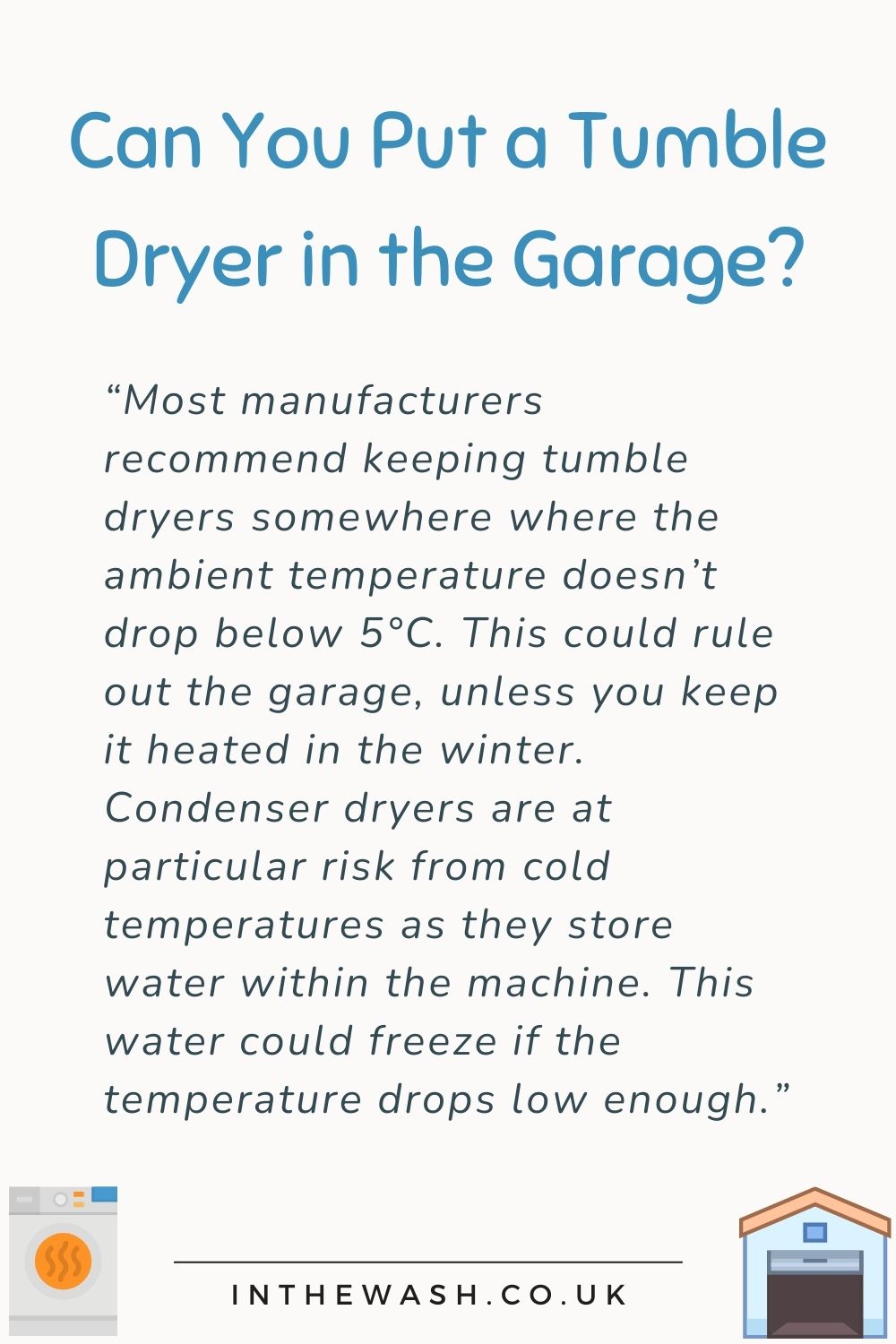 Can You Put a Tumble Dryer in the Garage?