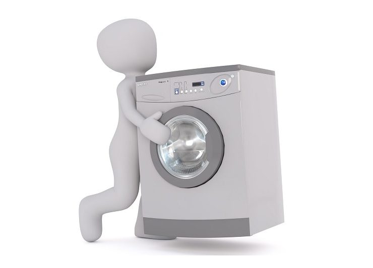 Moving a washing machine