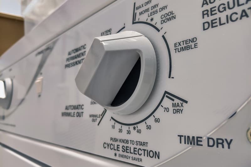 Tumble dryer dial