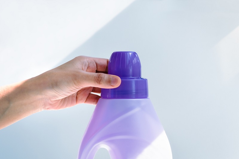 Bottle of fabric softener