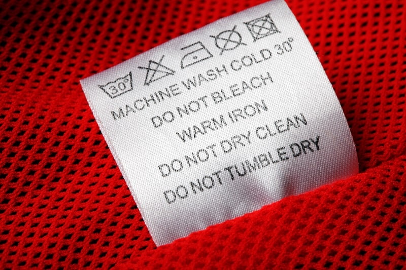 Laundry care label