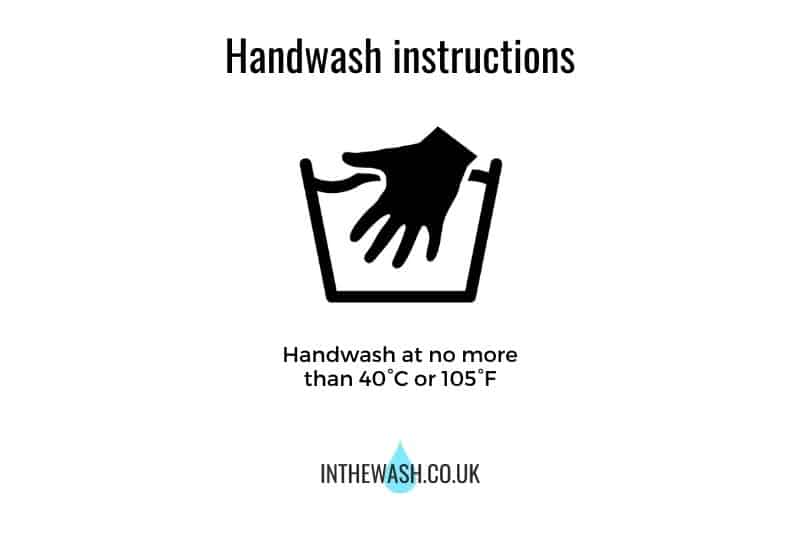 Hand Wash Symbol Uk