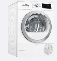 Bosch Serie 6 WTWH7660GB Wifi Connected 9Kg Heat Pump Tumble Dryer