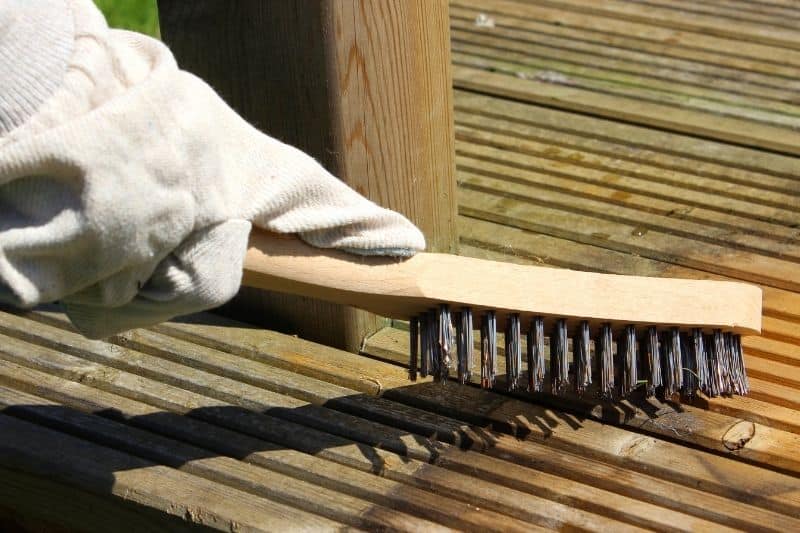 Clean Decking with Soda Crystals