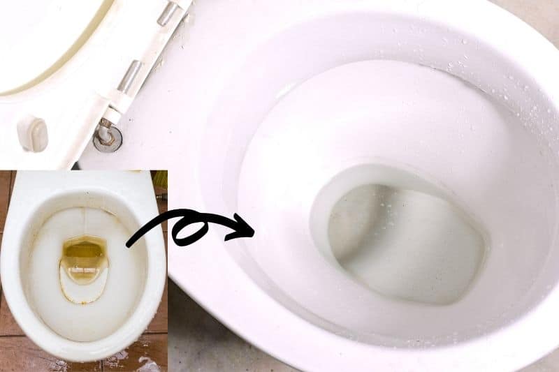 How To Clean A Very Stained Toilet Bowl - How To Remove Stains From Toilet Seat Cover