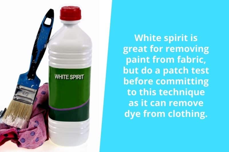 White Spirit for Removing Paint from Clothes