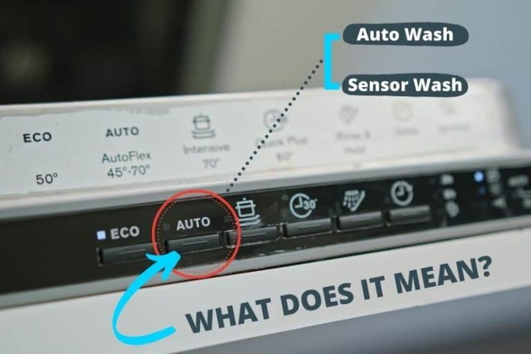 What Does Auto or Sensor Wash Mean on a Dishwasher?