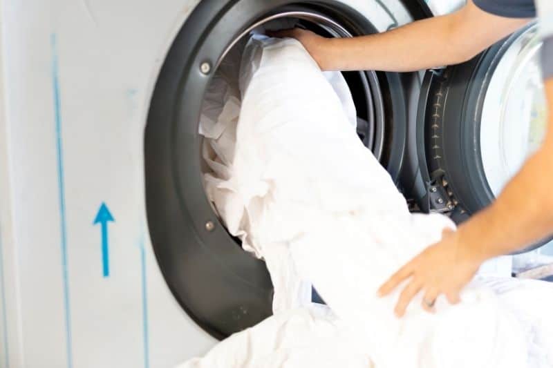 huge clothing on washing machine