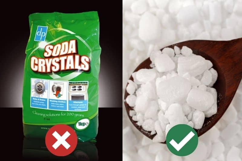 Soda Crystals vs Dishwasher Salt