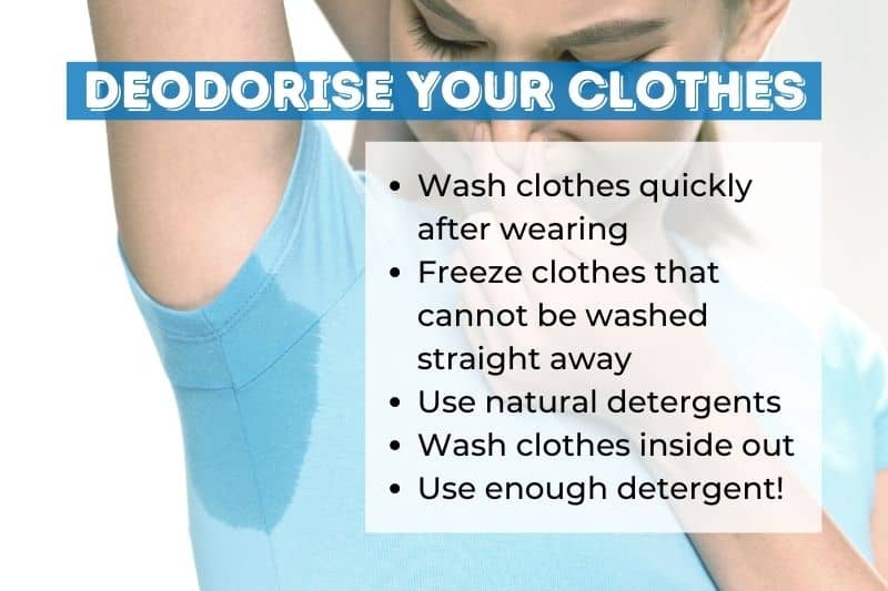 Top Tips for Getting Odours Out of Clothing