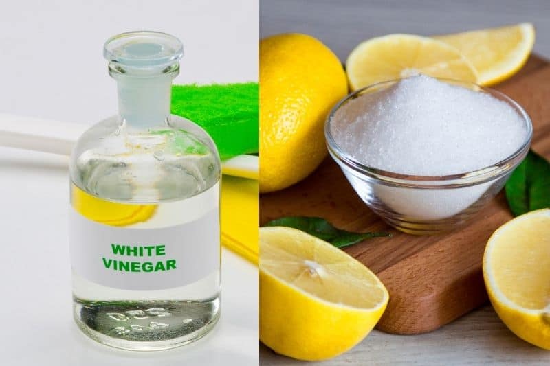 White Vinegar and Citric Acid