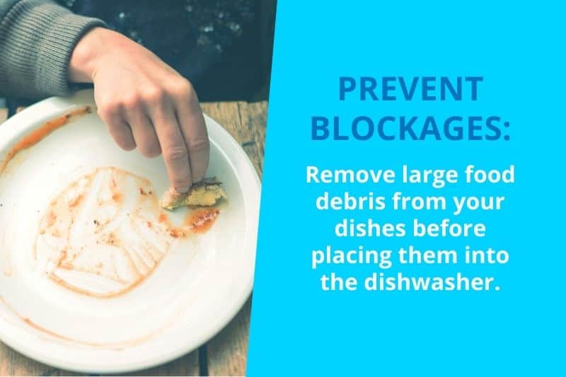 Prevent Blockages by Removing Food Debris