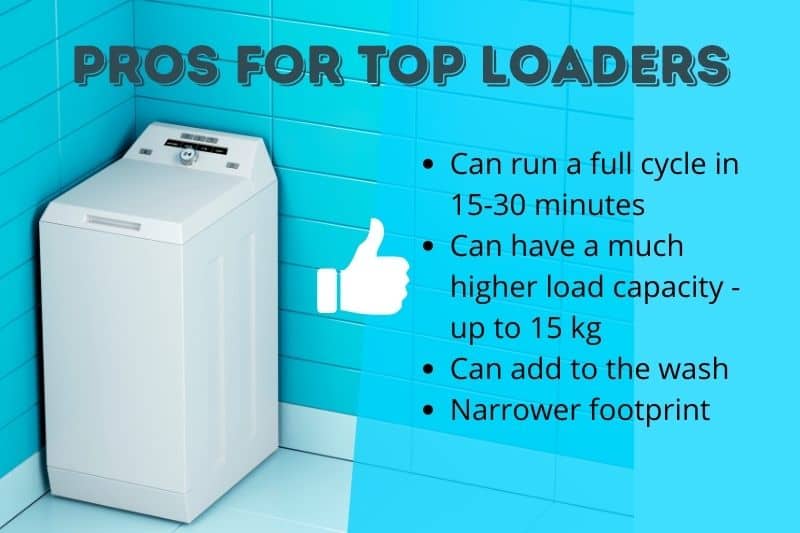 Pros of Top Loader Washing Machines