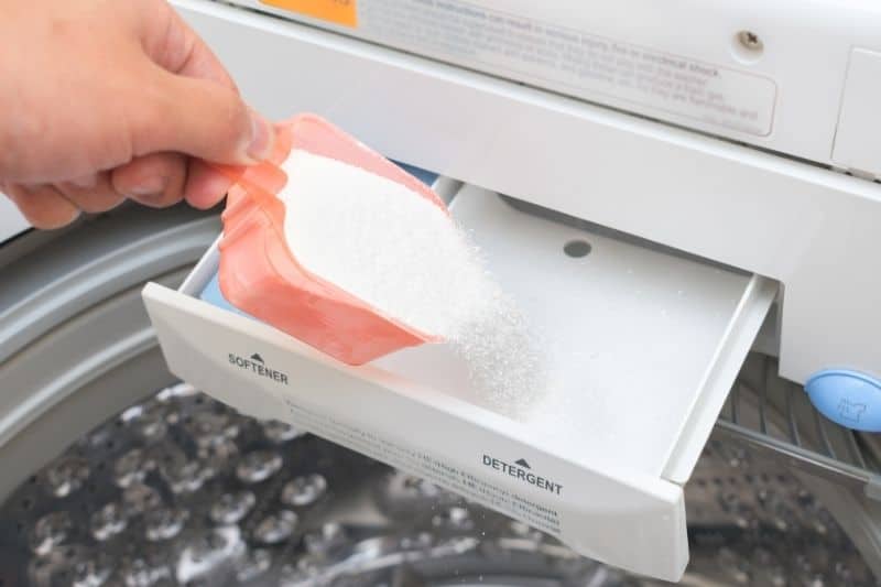 Detergent on Washing Machine