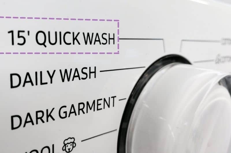 How to Use the Quick Wash Setting on Your Washing Machine