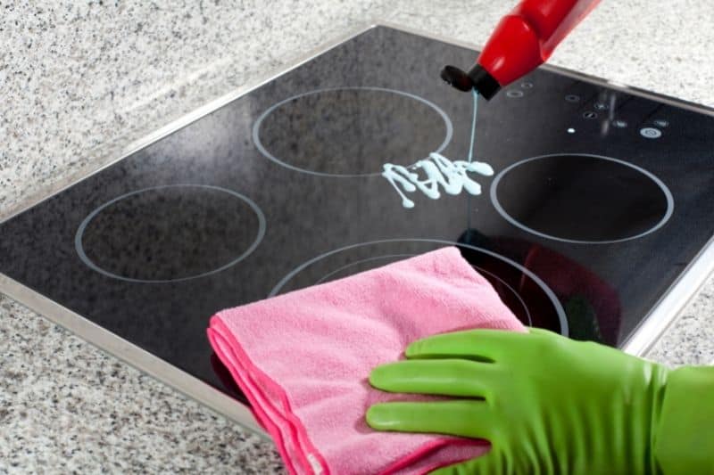 Using Hob Cleaner on an Electric Hob