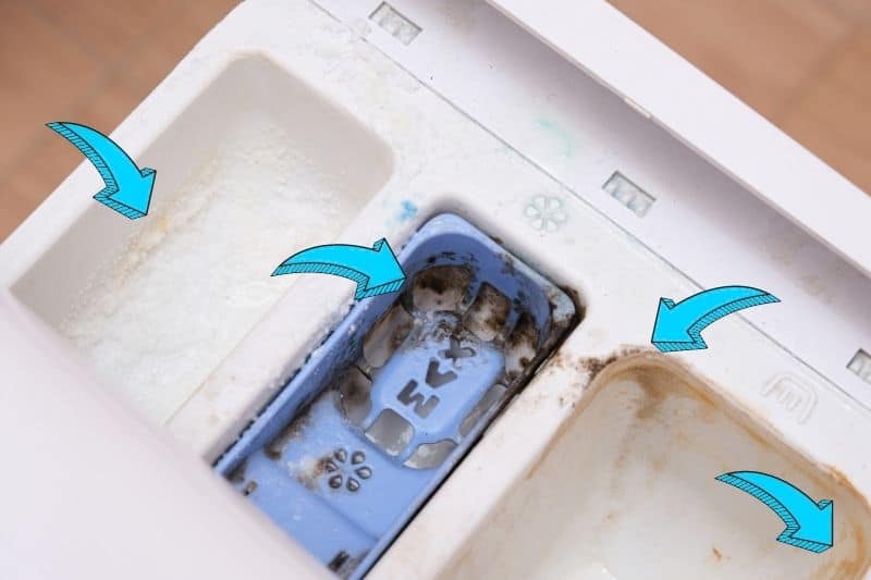 Build Up Inside Washing Machine Detergent Drawer