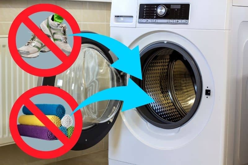 Putting Heavy Objects Inside Washing Machine