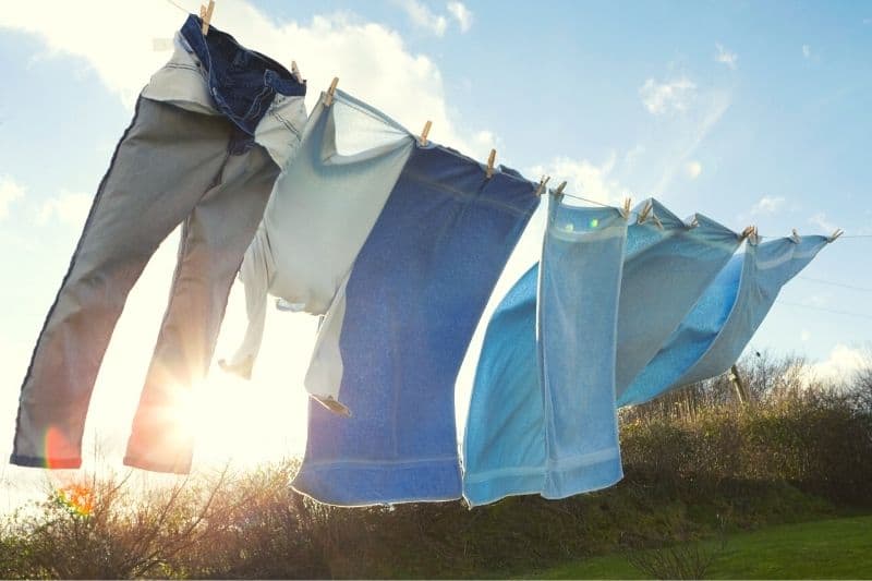 Washing Line in the Sun