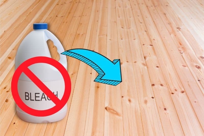 Avoid Using Bleach on Wooden Floors