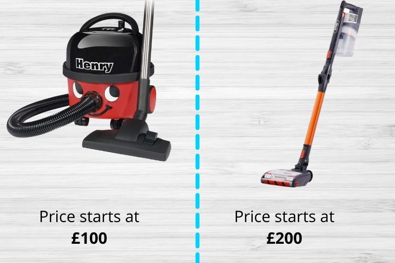 Henry vs Dyson Cost