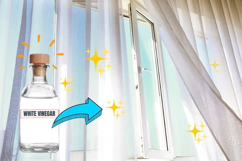 How to Clean Net Curtains with Vinegar