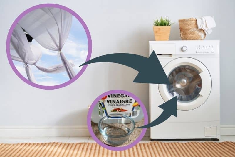 How to Machine Wash Net Curtains with Vinegar