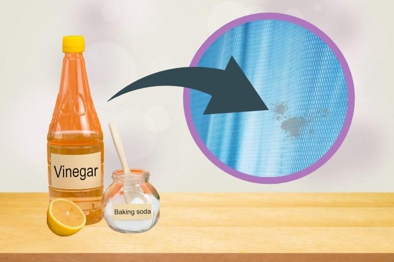 Treating Curtain Stains with Vinegar