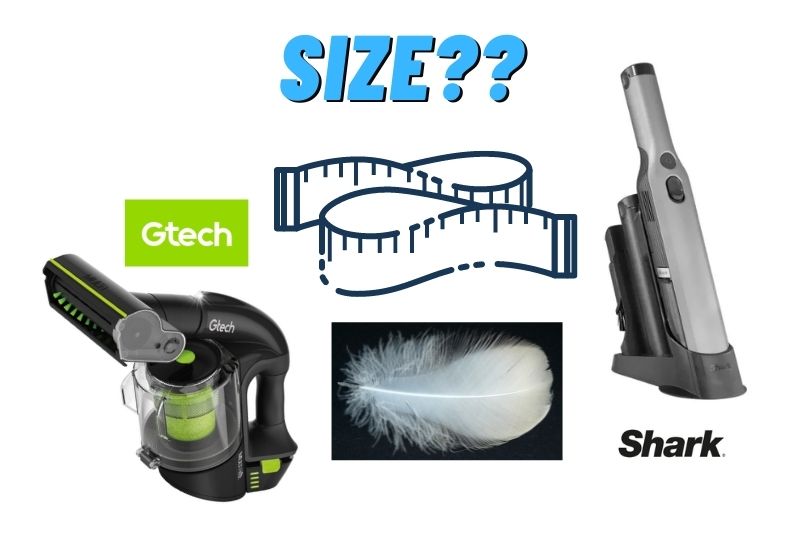 considering the size of vacuum cleaner