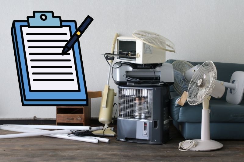 Create a plan before decluttering