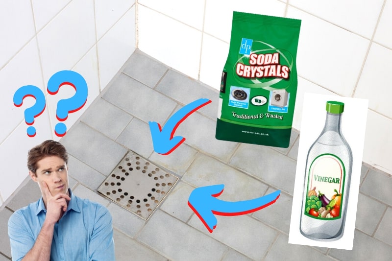 soda crystals to unblock kitchen sink