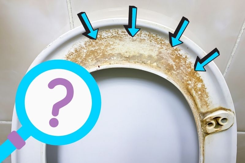 How do I clean off Black toilet bowl crust?