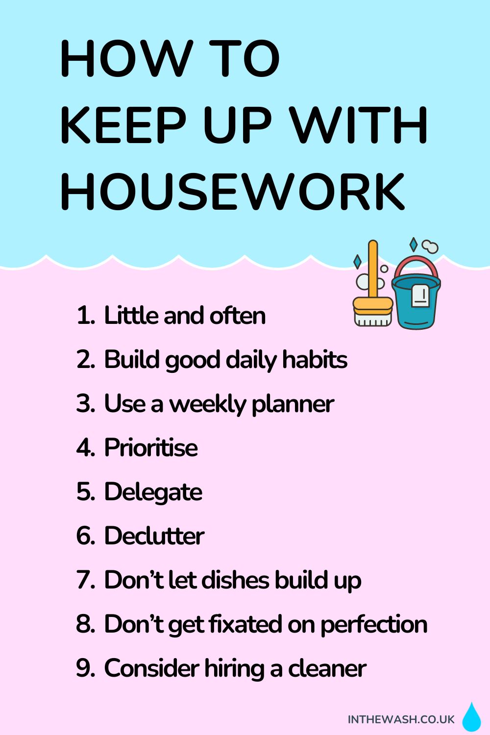 How to keep up with housework