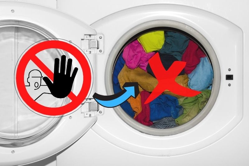 avoid heavy loads for washing machine