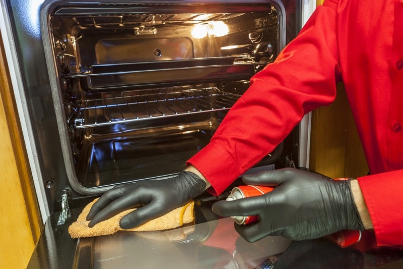 professional oven cleaning