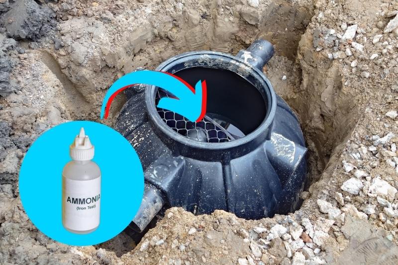 using ammonia to clean septic tank