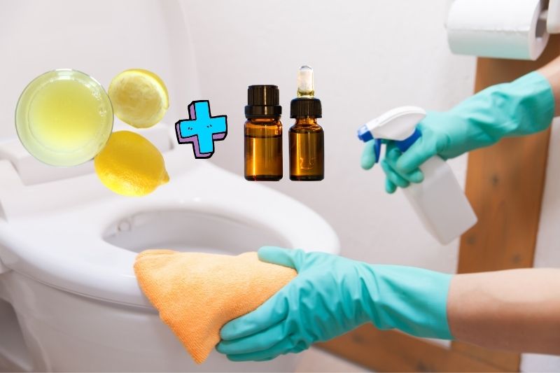 using lemon juice to clean yellow stains in toilet seat