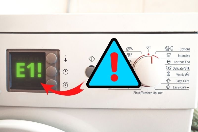 washing machine error code