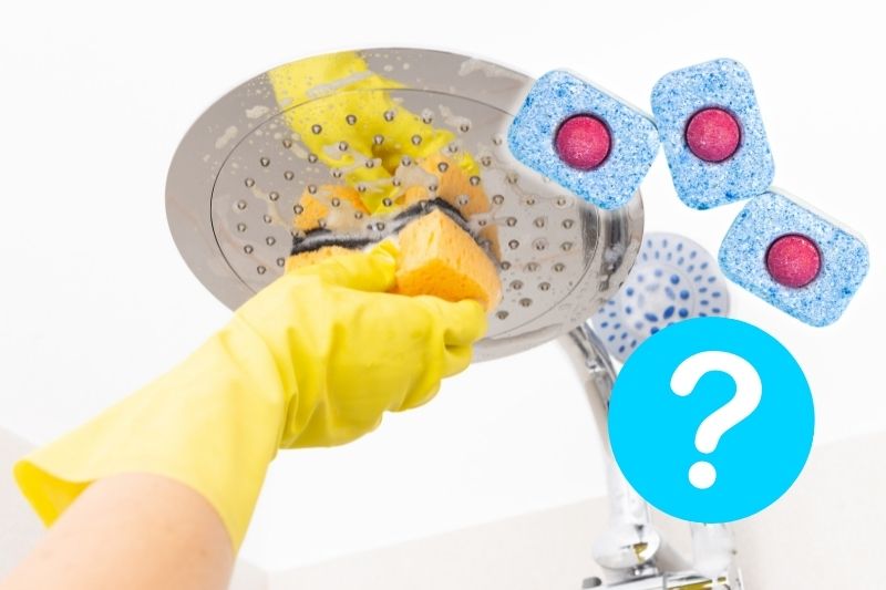 Can You Clean Fixed Shower Head with Dishwasher Tablets
