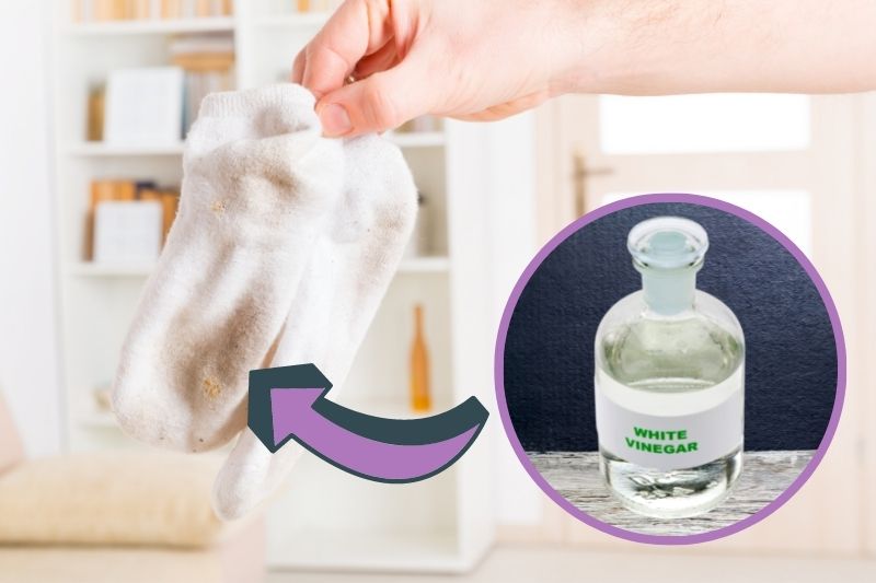 Get Socks White Again with vinegar