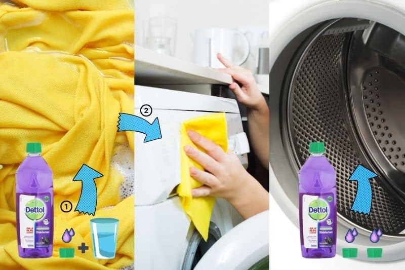 Using Disinfectant To Remove Unpleasant Smells in the Washing Machine
